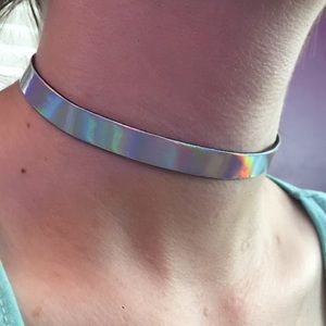 Holographic Choker Women’s Jewelry Necklace NWOT